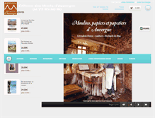 Tablet Screenshot of editions-des-monts-dauvergne.com